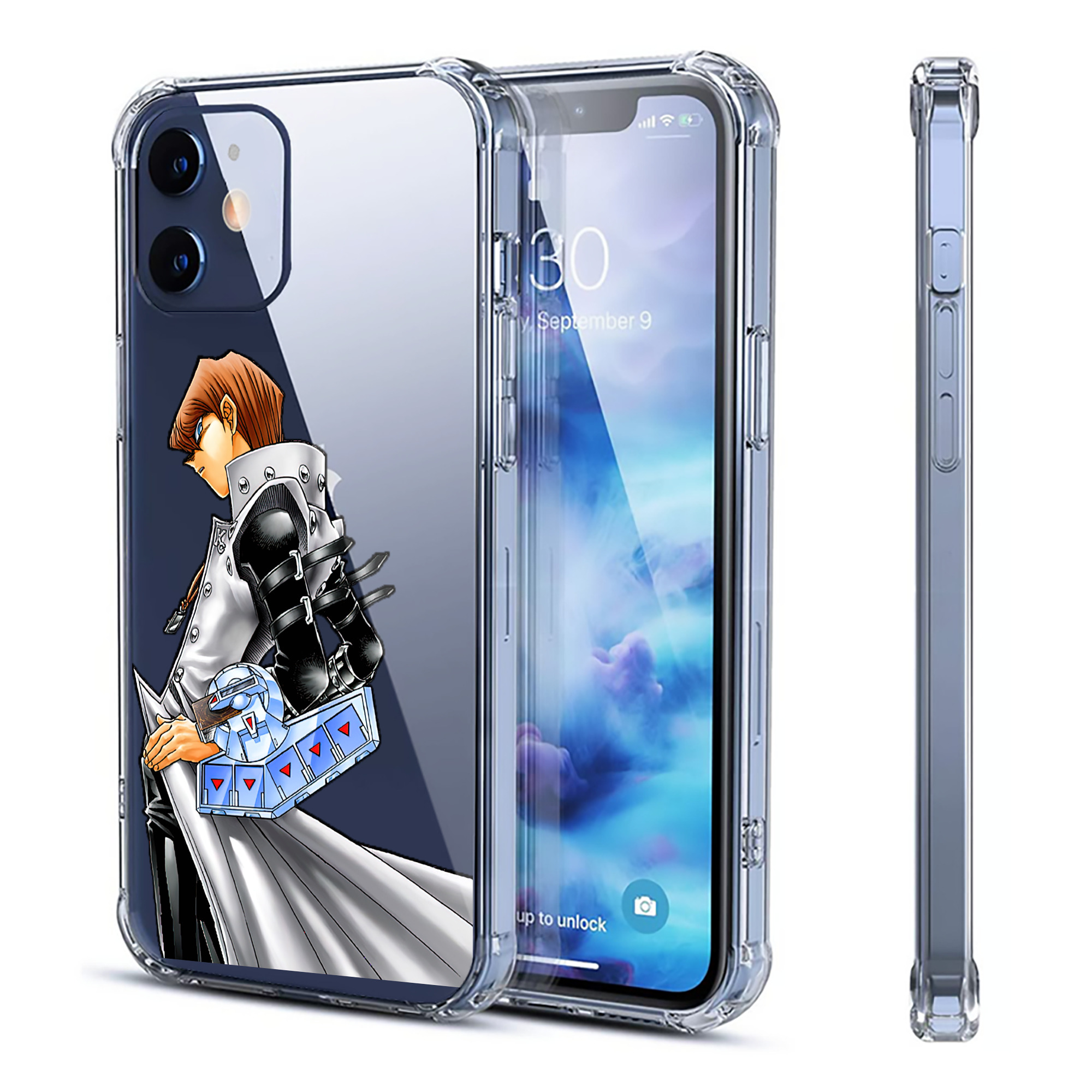 （画像用） 遊☆戯☆王 Yu-Gi-Oh! 【iPhone 12シリーズ対応】透明スマホケース（クリアソフトケース）